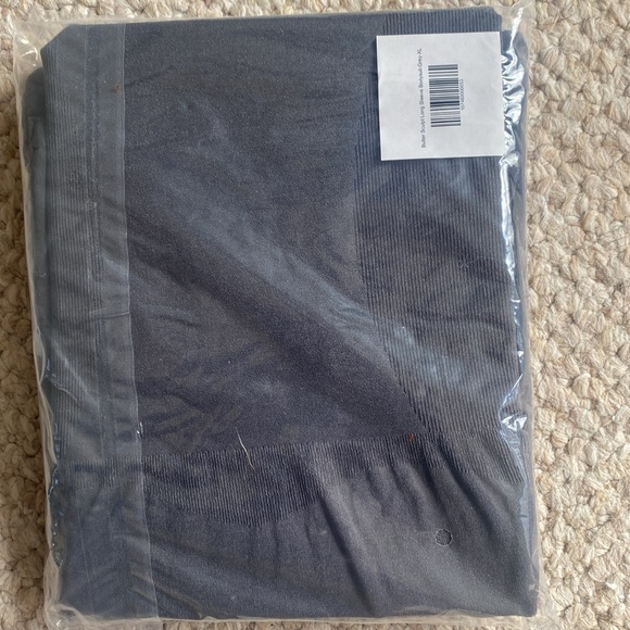 (A9) Pinsy Long Sleeve Butter Sculpt Seamless Shapewear Bodysuit, Grey, XL, NWT - Picture 7 of 8